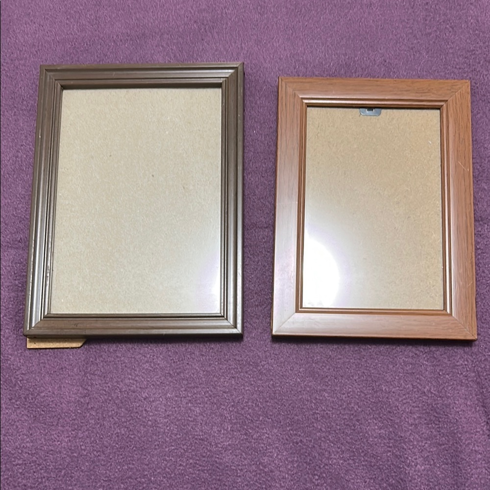 Elegant Brown and Tan Picture Frame Set